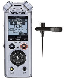 Diktofons Olympus LS-P1, sudraba, 4 GB