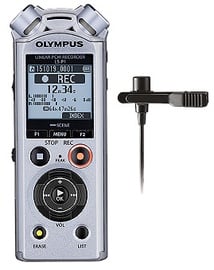 Диктофон Olympus LS-P1, серебристый, 4 ГБ