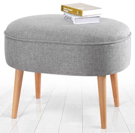 Пуф Hanah Home Timoon 209FLF1199, серый, 44 см x 63 см x 47 см