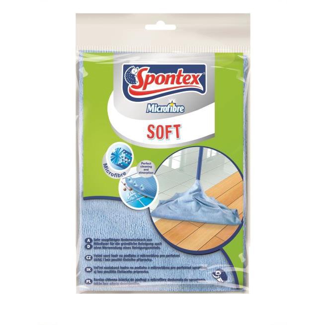 Ткань, для пола Spontex, многоцветный, микрофибра