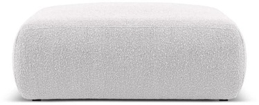 Пуф Micadoni Home Molino Boucle, светло-серый, 100 см x 100 см x 36 см