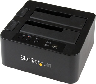 Kietojo disko kopijavimo įrenginys StarTech eSATA / USB 3.0 Hard Drive Duplicator Dock, 528 g, juoda