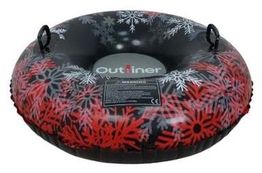 Täispuhutav liumägi Outliner KS-1001, must/punane, 81 cm x 81 cm