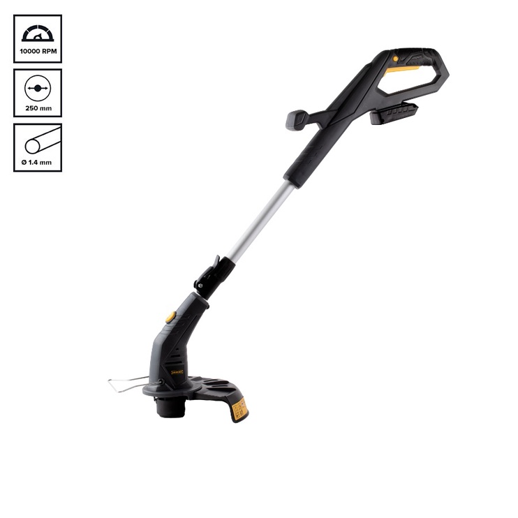 Akumulatora zāles trimmeris Grunder GT-L0218Y, 18 V, 25 cm