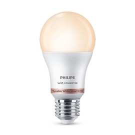 Светодиодная лампочка Philips Wiz LED, теплый белый, E27, 8 Вт, 806 лм
