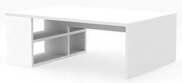Kafijas galdiņš Kalune Design Dafne, balta, 900 mm x 600 mm x 336 mm