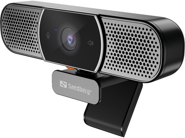 Интернет-камера Sandberg All-in-1 Webcam 2K HD, черный, 1/2.9’‘ CMOS