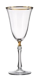 Набор бокалов для вина Bohemia Royal Crystal ZOYA 8595135533346, kристалл, 0.350 л, 6 шт.