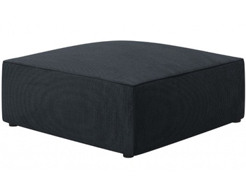 Пуф Micadoni Home Ruby, черный, 93 см x 93 см x 40 см