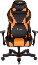 Mänguri tool Clutchchairz Gear Bravo, 45 x 37 x 44 - 57 cm, must/oranž