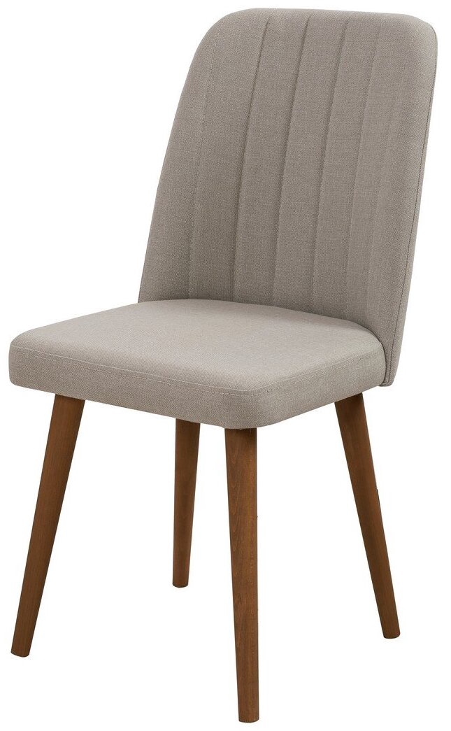 Ēdamistabas komplekts Kalune Design Vina 1005, krēmkrāsas/valrieksts
