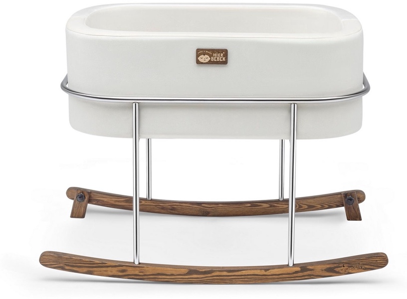 Люлька для младенцев Kalune Design Hier 676HDS1130, белый/хромовый, 58 x 90 см