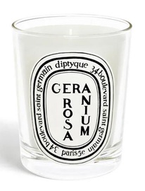 Svece, aromātiskā Diptyque Scented Candle Geranium Rosa, 60 h, 190 g, 100 mm x 80 mm