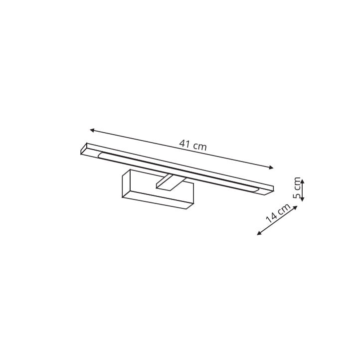 Светильник настенный Light Prestige Isla GS-LWB-12W CH, 12 Вт, LED, 4000 °К