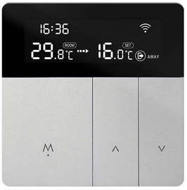 Termostats Avatto WT50-BH-3A, iebūvējams sienā, pelēka, 8.6 cm, 5 - 60 °C