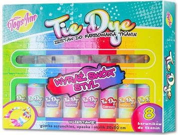 Krāsošanas komplekts Stnux Tie Dye, daudzkrāsaina
