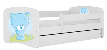 Детская кровать одноместная Kocot Kids Babydreams Teddybear, белый, 144 x 80 см, c ящиком для постельного белья