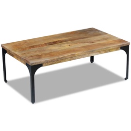 Kafijas galdiņš VLX Mango Wood, brūna, 1000 mm x 600 mm x 350 mm