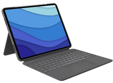 Tahvelarvuti ümbris Logitech Combo Touch US, tumehall, 11"