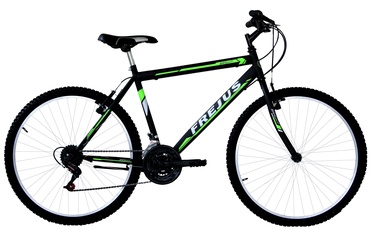 Velosipēds Frejus Uomo, bērniem, melna/zaļa, 24" (bojāts iepakojums)
