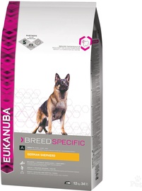 Сухой корм для собак Eukanuba Adult German Shepherd, курица, 12 кг