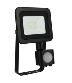 Prožektors Spectrum Noctis Lux3, 10 W, 975 lm, 4000 °K, IP44, melna