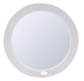 Kosmētiskais spogulis Ridder Mulan S 03003201, ar gaismu, ar piesūcekni, 12.7 cm x 12.7 cm