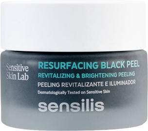 Sejas skrubis sievietēm Sensilis Resurfacing Black Peel, 50 ml