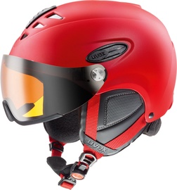 Шлем Uvex HLMT 300 Visor, красный, 60-61 см
