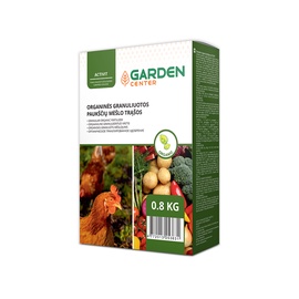 Органические удобрения из птичьего помета универсальные Garden Center, гранулированные, 0.8 кг