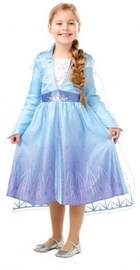 Kostüüm lastele Hisab Joker Frozen II Elsa Travel Dress, helesinine, tekstiil, 116 сm