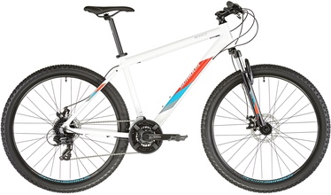 Velosipēds kalnu Serious Rockville Disc, 27.5 ", 18" (46 cm) rāmis, zila/balta/sarkana