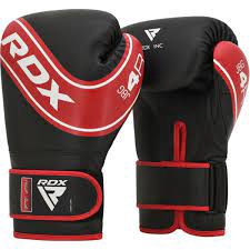 Боксерские перчатки RDX JBG 4 R-4oz, черный/красный, 4 oz