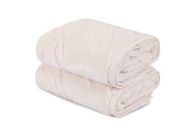 Полотенце для кухни Foutastic Estela 317HBY2442, песочный, 90 см x 50 см, 2 шт.
