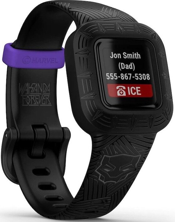 Умные часы Garmin Vivofit jr. 3 Marvel 010-02441-10, черный