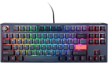 Klaviatūra Ducky One 3 TKL One 3 TKL Cherry MX Brown, Angļu (US), zila/melna/sarkana