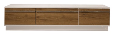 ТВ стол Kalune Design Elite 160-BP, белый/ореховый, 40 см x 160 см x 46 см