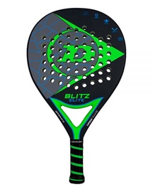 Tennisereket Dunlop Blitz Elite 28234, must/roheline