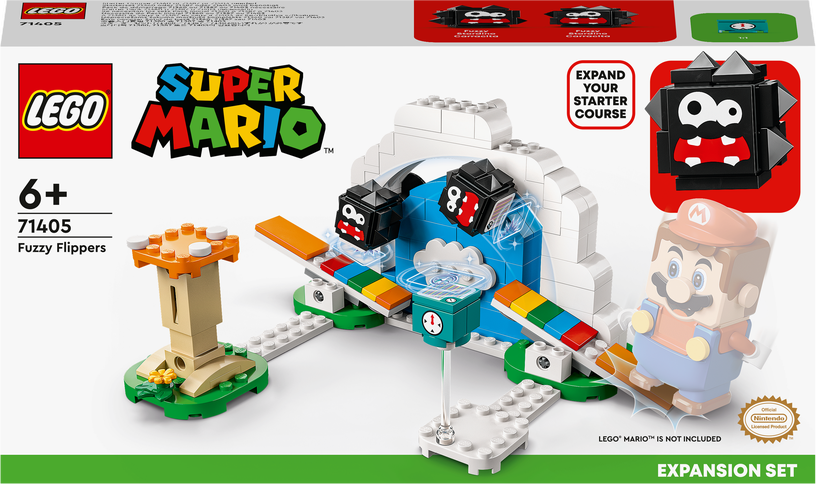 Konstruktor LEGO® Super Mario™ Fuzzy lestade laienduskomplekt 71405, 154 tk.
