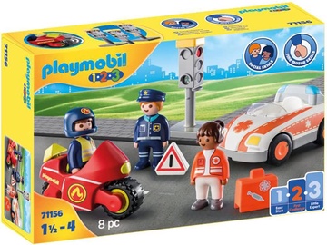 Konstruktorius Playmobil 1-2-3 Everyday Heroes 71156, plastikas