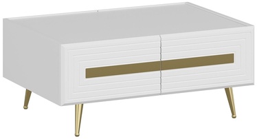 Журнальный столик Kalune Design Jose, белый, 90 см x 64 см x 40 см
