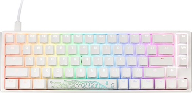 Klaviatuur Ducky One 3 Cherry MX RGB CLEAR Inglise (US), valge