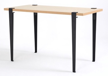Kosmetinis staliukas Kalune Design Elaea 631LGG1141, juodas/medžio, 90 cm x 45 cm x 75 cm