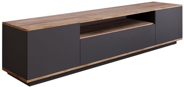 TV galds Kalune Design FR7 AA, priežu/antracīta, 180 cm x 44.5 cm x 44.6 cm