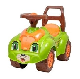 Paspiriamas automobilis Technok Ride On, žalias/oranžinis