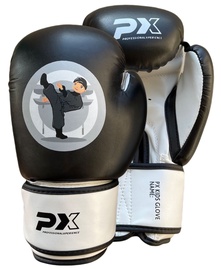 Боксерские перчатки Phoenix PX, белый/черный, 6 oz