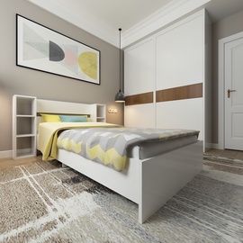 Детская кровать Kalune Design Smart, белый, 193.6 x 93.6 см