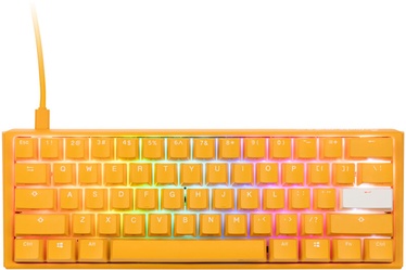 Клавиатура Ducky One 3 Mini Cherry MX Speed Silver Английский (US), желтый
