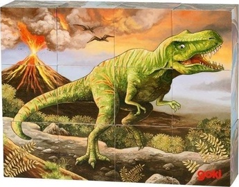 Puzle Goki Dinosaurs 476140, daudzkrāsaina