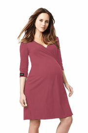 Платье для беременных La bebe Nursing Dress 127325 Colar red, красный, L